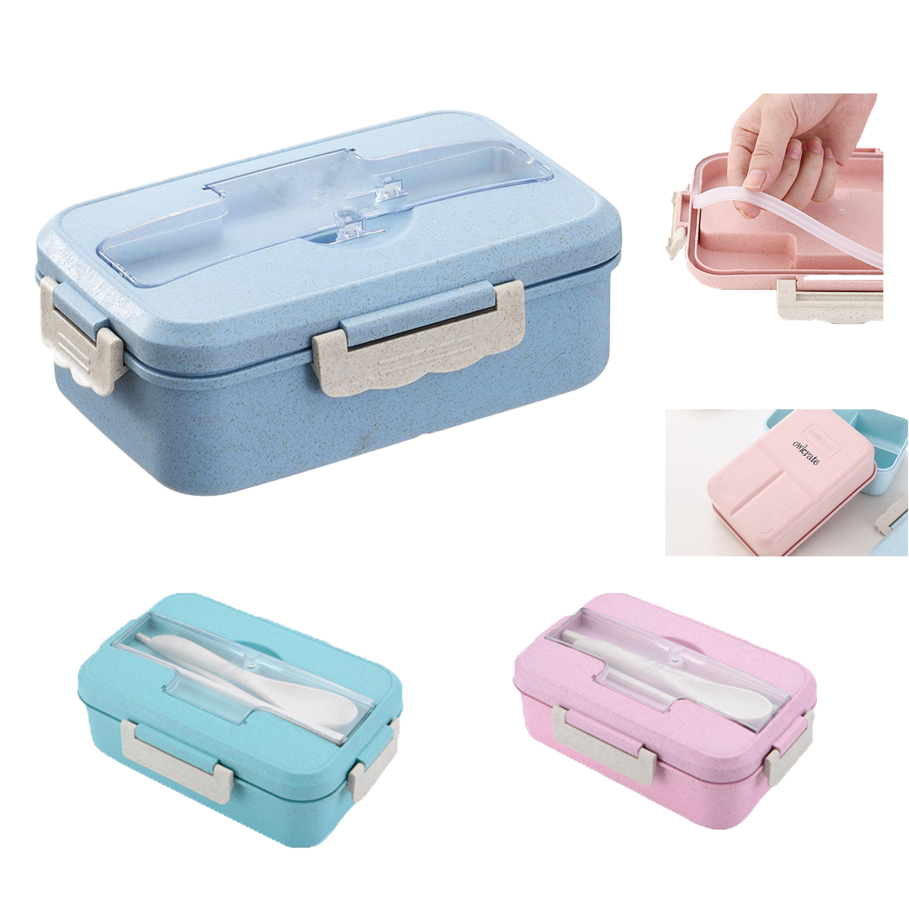 Wheat Straw Lunch Box Promosky Gifts