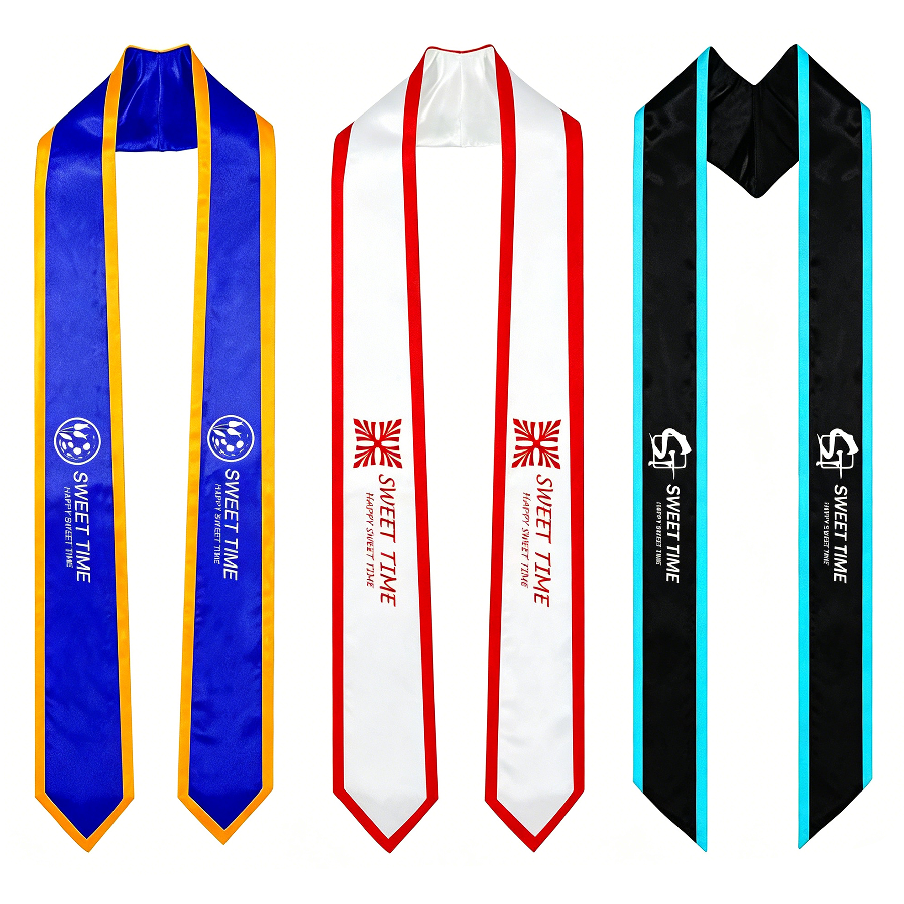 Two-Tone Graduation Stoles