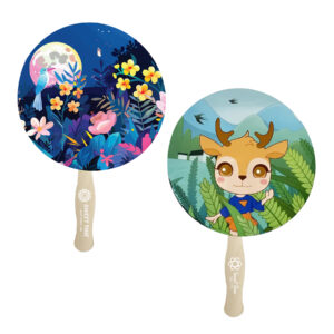 Round Shaped Paper Fan