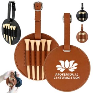 PU Leather Golf Tees Holder
