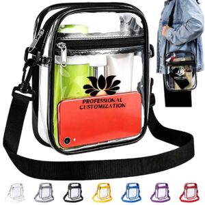 Clear Crossbody Messenger Shoulder Bag