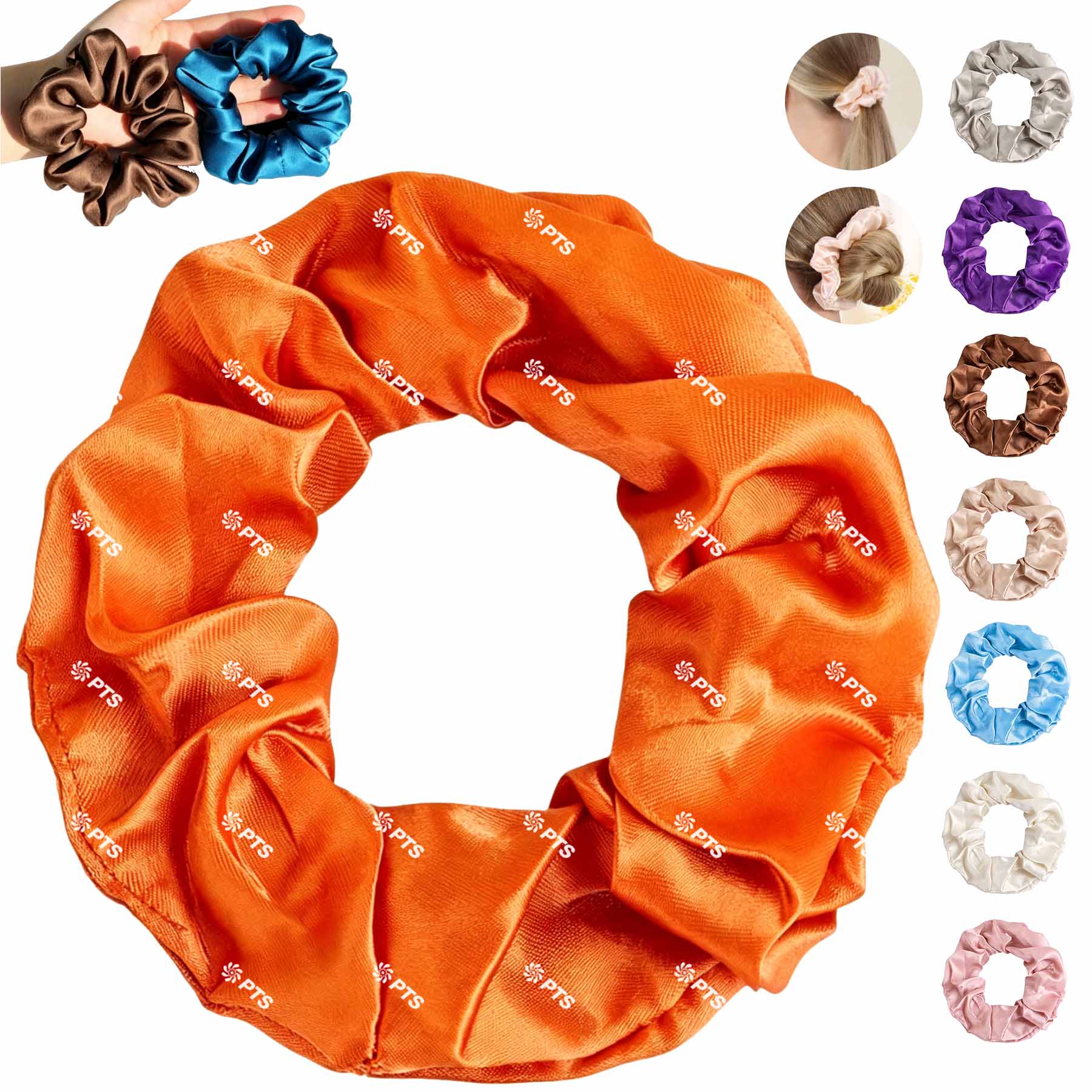 Full-Color Digital Elastic Scrunchies
