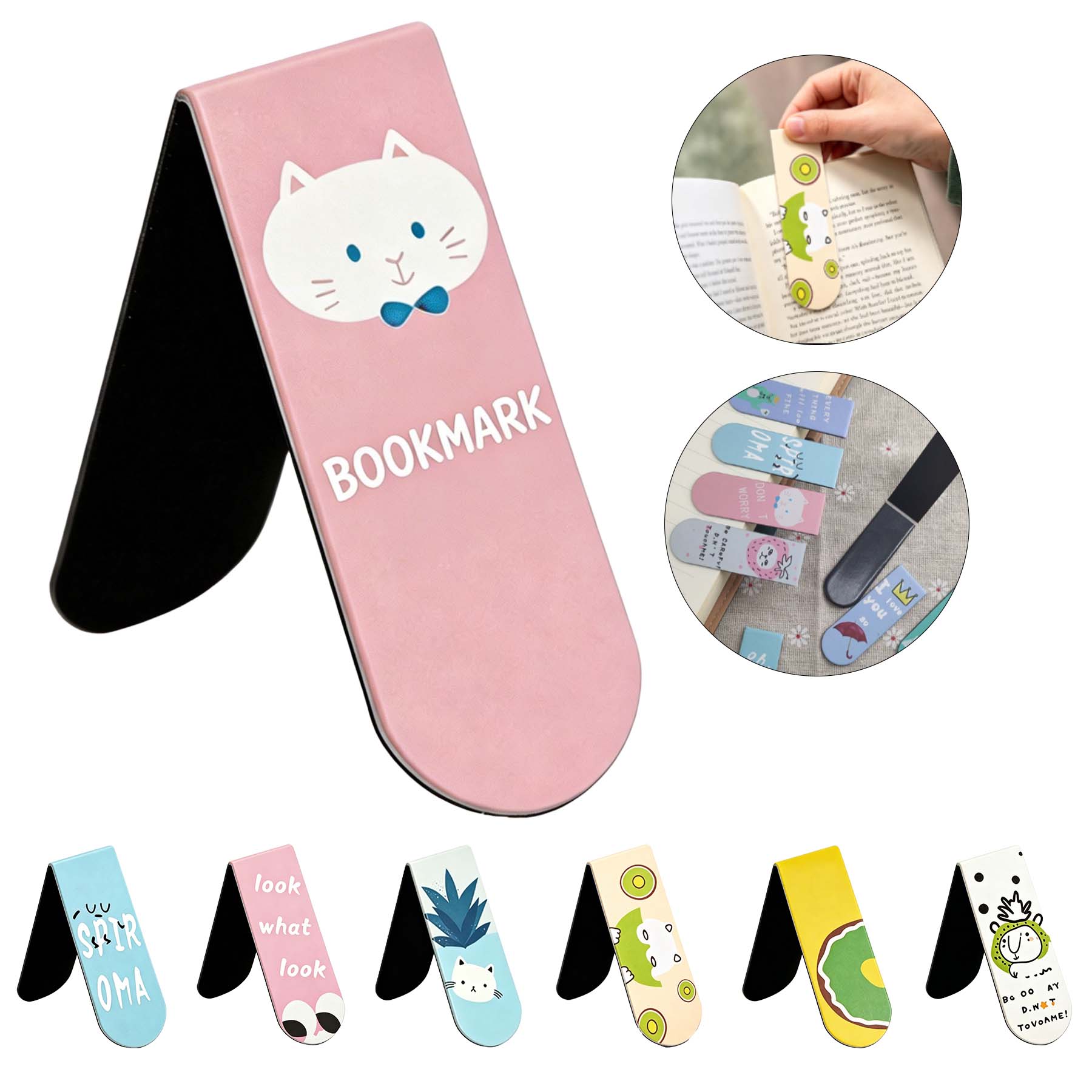 Colorful Folding Magnetic Bookmark
