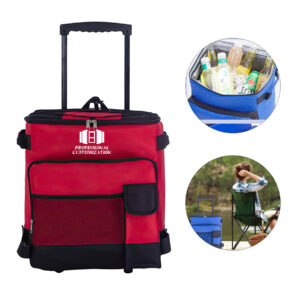 Large Capacity Rolling Cooler Bag 43L