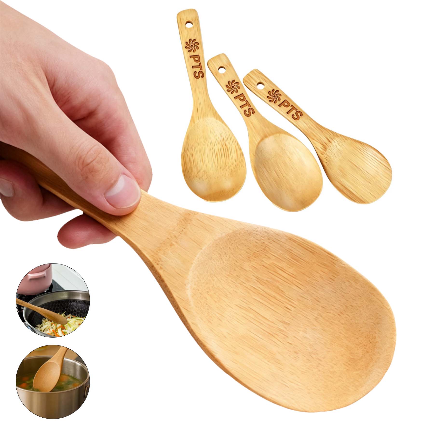 12 inch Bamboo Spoon