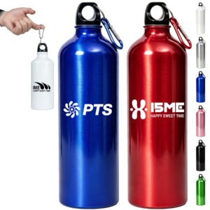 17 oz Aluminum Sports Bottle With Carabiner