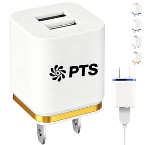Dual Port USB Charger 2.1A & 1.0A
