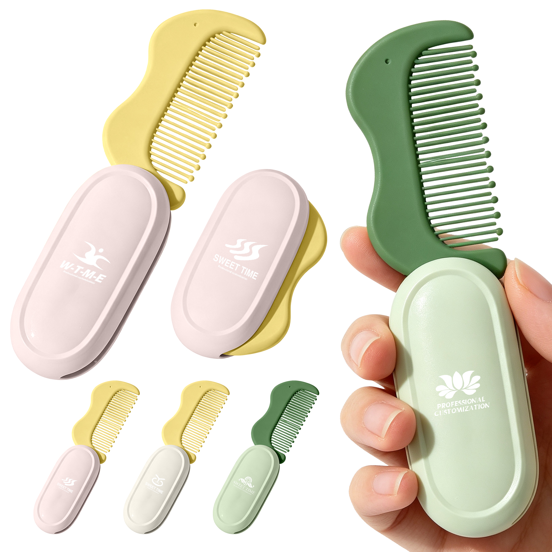 Collapsible Hair Styling Comb