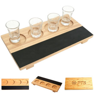 Wooden Cocktail Tray