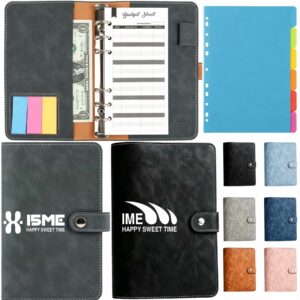 PU Leather Notebook/A6 Ring Binder Budget Planner