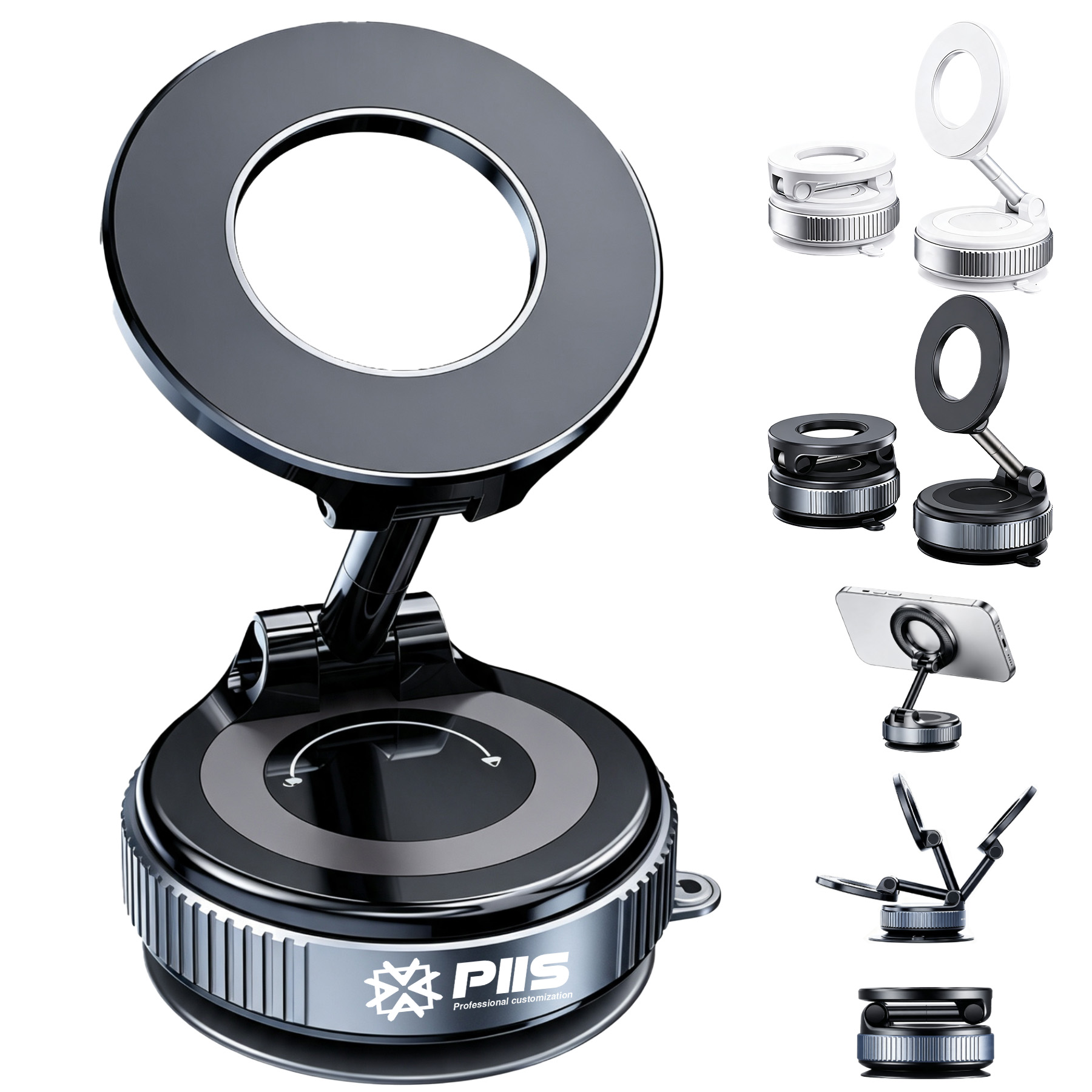 Vacuum Magnetic Car Mount