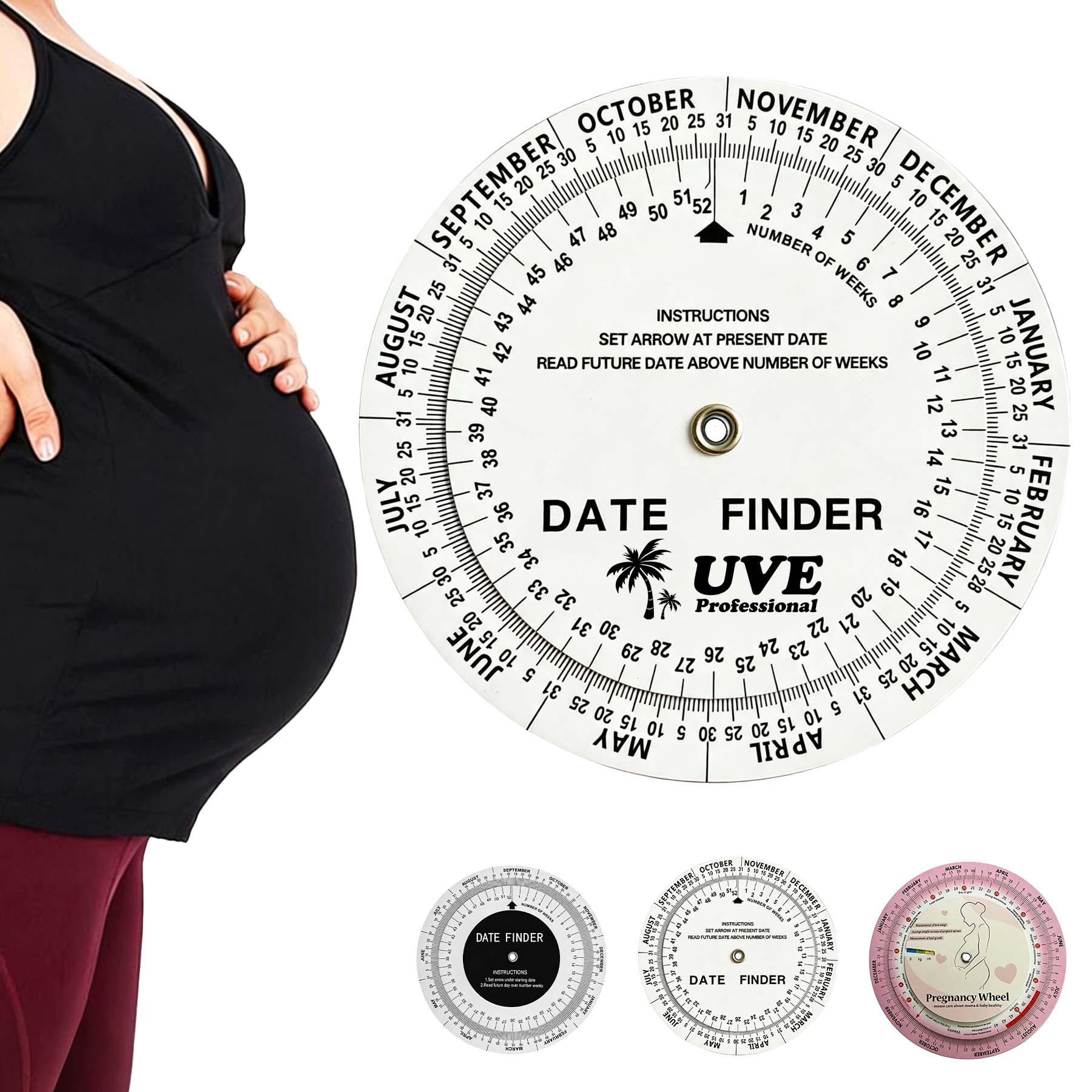 Plastic Date Finder/Pregnancy Wheel Calculator