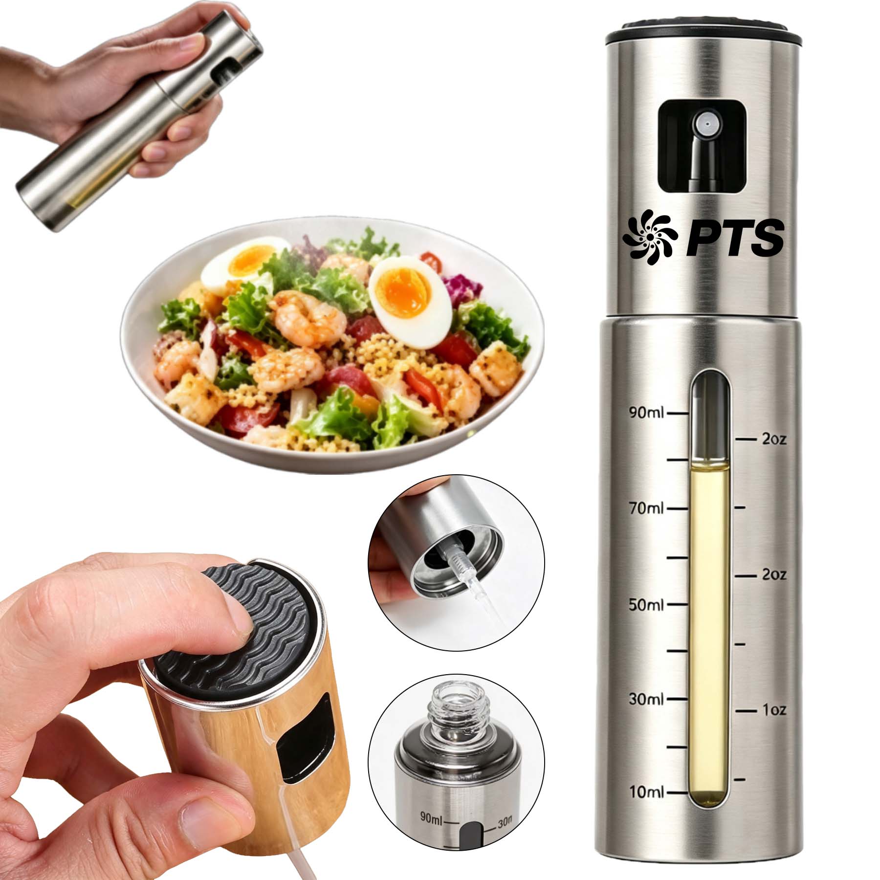 100ml Stainless Steel Oil Sprayer