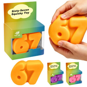 Solid-Form Squishy Fidget Squeeze Toy