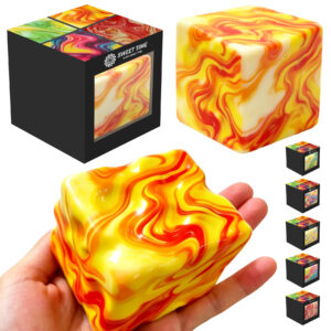 Cheese Block Fidget Squeeze Toy