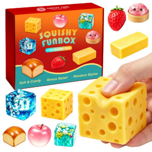 8 Pcs Squishy Mystery Box Squeeze Toys