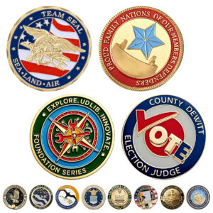 Hard-Enamel Zinc Alloy Custom Challenge Coin