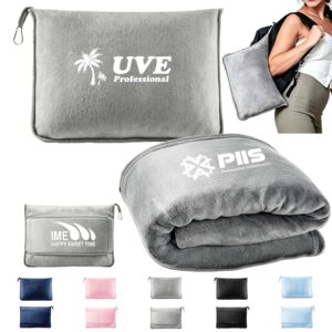 2-in-1 Versatile Travel Soft Blanket Pillow