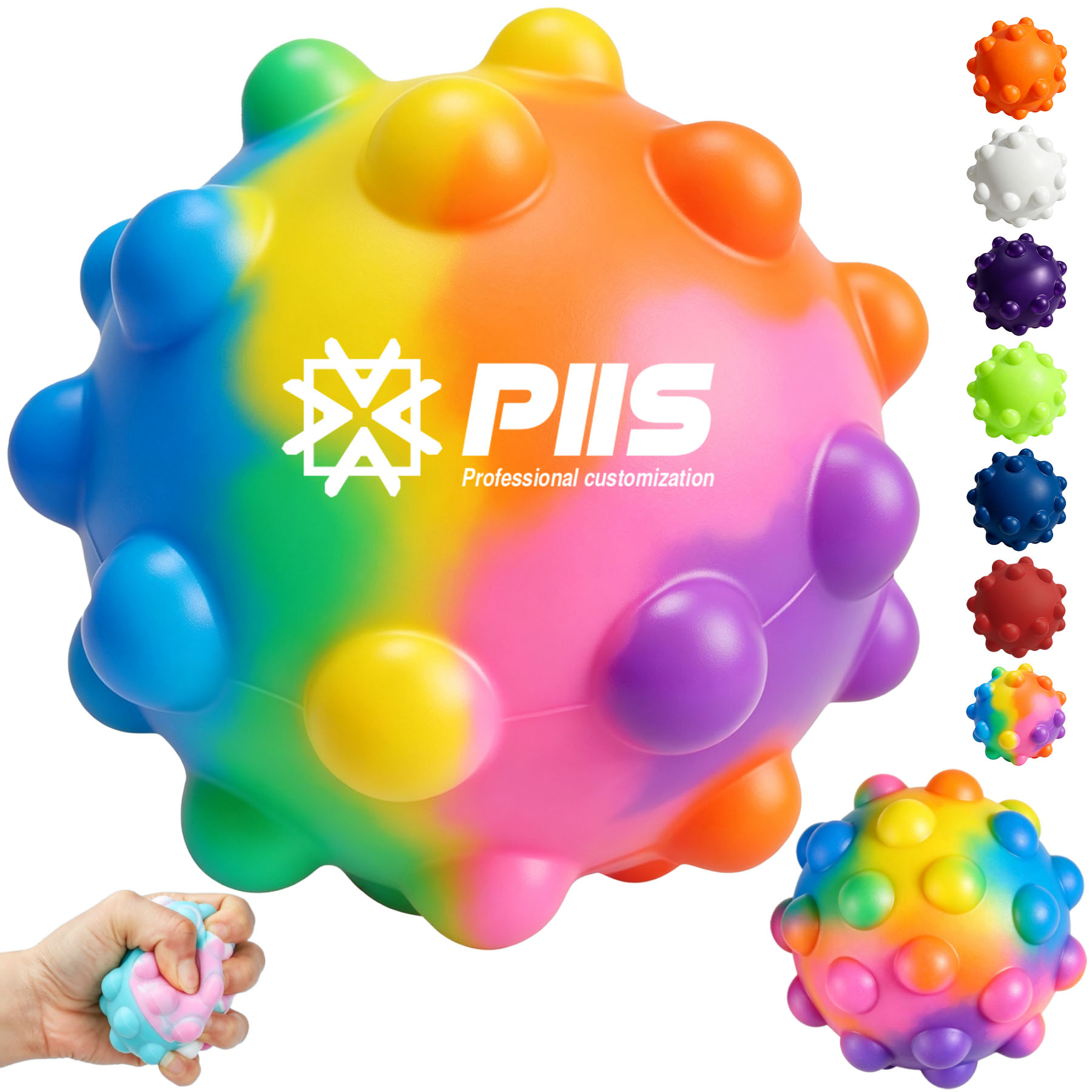 Push Pop Stress Reliever Ball