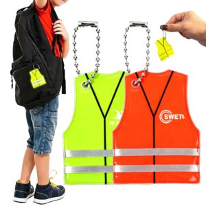 Reflective Safety Vest Keychain
