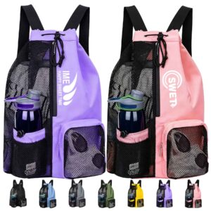 Mesh Drawstring Backpack