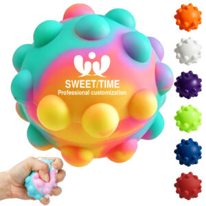 3D Silicone Push Pop Stress Ball