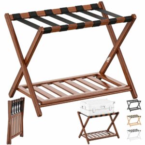 Wooden Luggage Rack